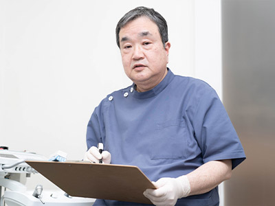 口腔内検査（必要に応じてレントゲン撮影）